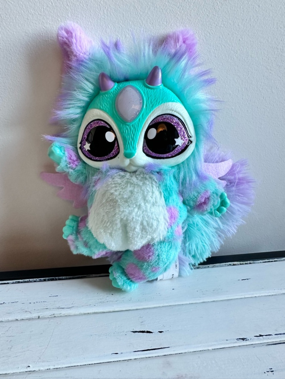 Magic Mixies Magical Misting Interactive 7” Teal Blue Plush DOLL Works